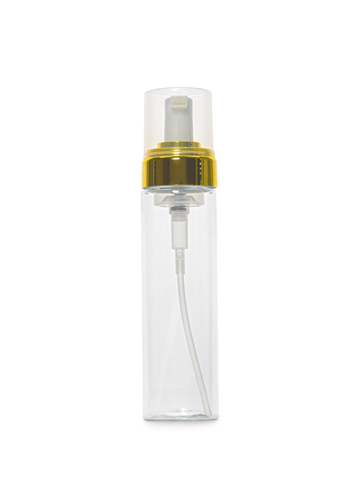 Diptube Foam Bottle with Gold Collar