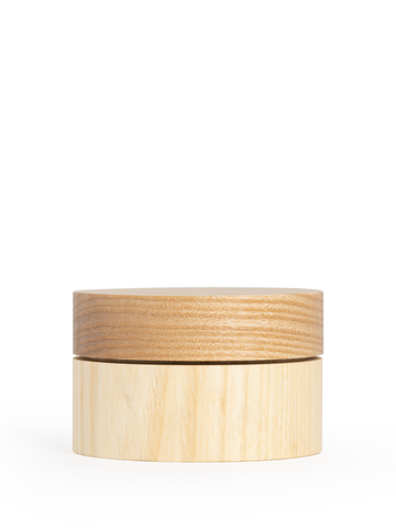 Wood Jar with Plastic Inner (50ML)